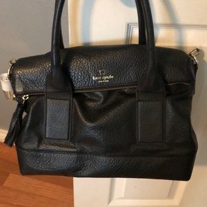 Black Kate spade bag with strap